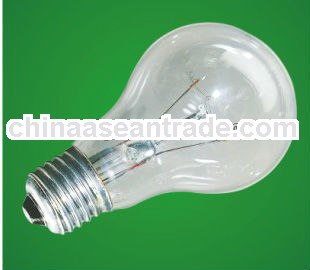 clear glass shell GLS 75w light bulbs