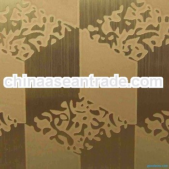 color coated stainless steel etching sheet