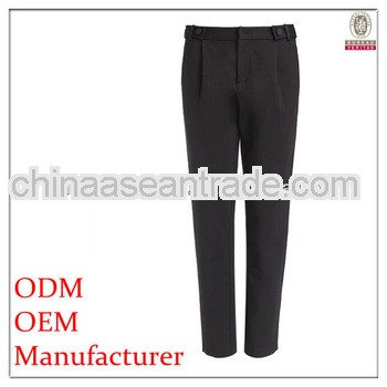 comfortable and fashionable well-fitting black pants for ladies