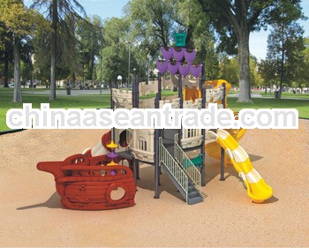 commercial playground outdoor children outdoor plastic slide