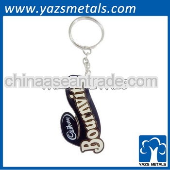 customized logo metal iron keyrings metal keychains lacquered colors and gold finish