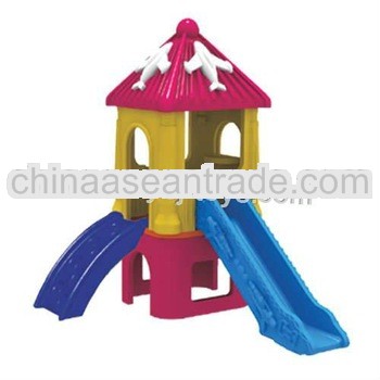 cute cubby house small plastic slide for sale