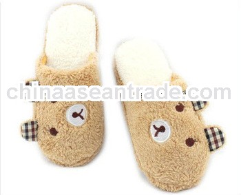 cute rabbit design girls winter indoor slipper