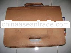 Leather Handbag Sorowajan Portable Double Gasper