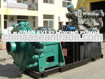 diesel engine electric motor sand gravel pump