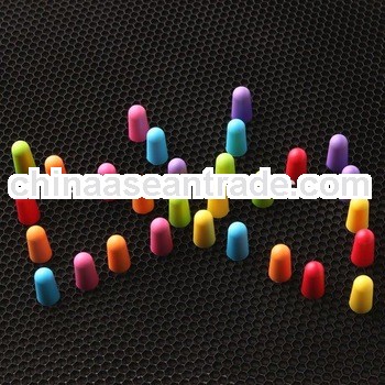 different color foam bullet earplugs