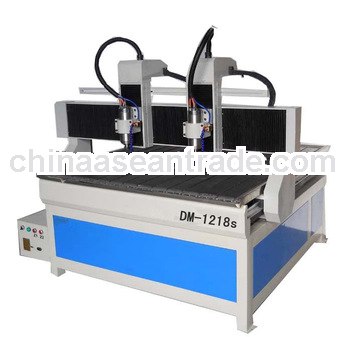 double heads Wood CNC Router/cnc Woodworking Engraving Machine with CE