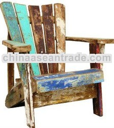 CHAIR MADE OF OLD BOAT WOOD BWC06