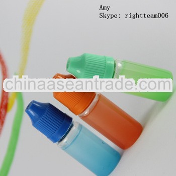 e-cig 15ml plastic clear eliquids dropper bottle with label & boxes