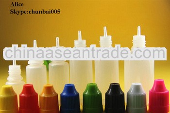 ejuice eliquid dropper bottles with colored capswith SGS and TUV certificate