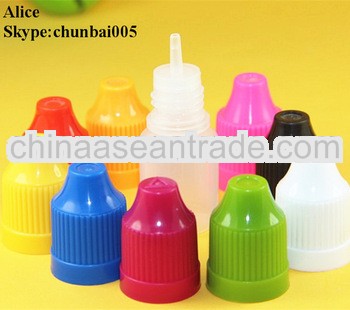 ejuice empty bottle 5ml with colored childproof capswith SGS and TUV certificate