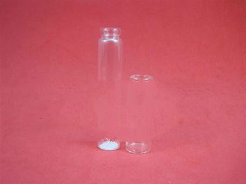empty tubular glass vials for perfume