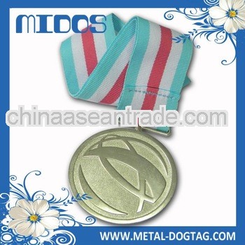 engraved gold metal medal with logo producer