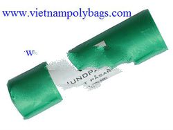 green garbage bag on roll made in 