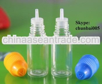 eyedrop bottles for e-liquid with child proof with long thin tip SGS and TUV