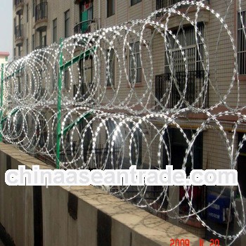 factory supply galvanized razor wire fencing