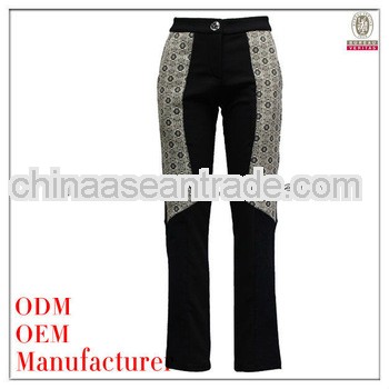 fancy/casual yarn dyed polyester/cotton clothes for women with jacquard