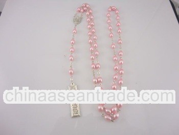 fashion charm pink pearl bead jewelery