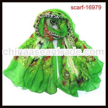 fashionable voile printing scarves