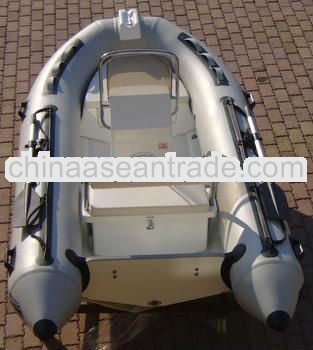 fiberglass V hull inflatable boat/RIB inflatable boat