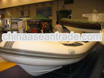 fiberglass hull inflatable boat/rigid inflatable boat