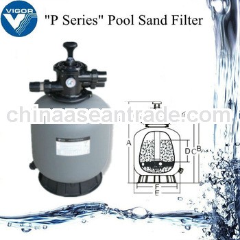 fiberglass sand media filter for swimming pool