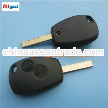 flip car remote key shell for Renault 2 button remote key cover without logo