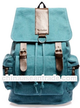 flower canvas backpack fashion back pack sports travel backpack bag
