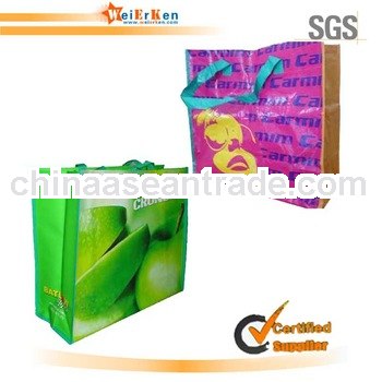 free sample and promotional reusable PP laminated bag