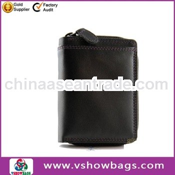 genuine cow leather business card holder factory price