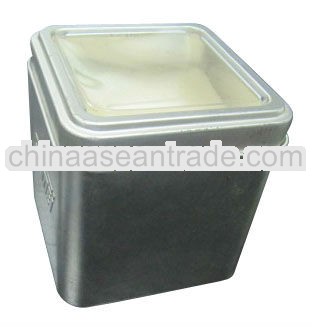 gift tin box with clear window
