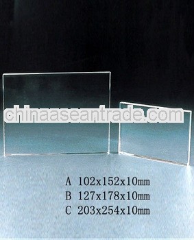 glass blocks for block printing for crystal trophy and award (R-0297)