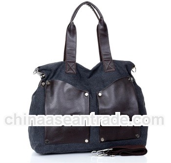 good design canvas trendy black handbags