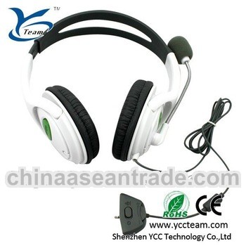 good quality black and white dichromatic for xbox 360 wired headset