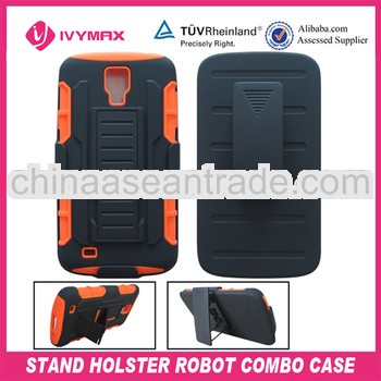 guangzhou factory phone case for samsung galaxy s4 active I537 cover with holster