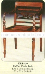 Raffles Chair Mahogany Indoor Furniture