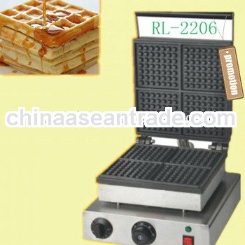 high quality easy cleaing easy operation with CE waffle machine manufactures