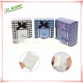 high quality lint free beauty colorful cotton pads