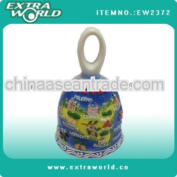 home decoration ceramic souvenir bell