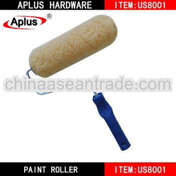 hot sale10 inch synthetic fiber paint roller with plastic handle high quality