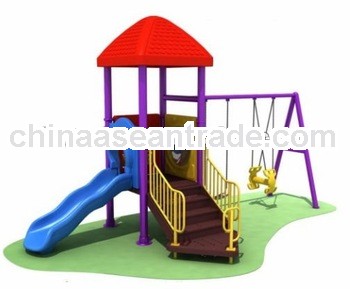 hot sale outdoor playground slides with swing(KYQ-9033-4)