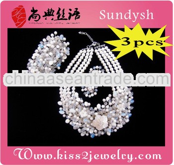 hot sale wholesale bead artificial high quality costume elegant fashion latest diamond and imitation