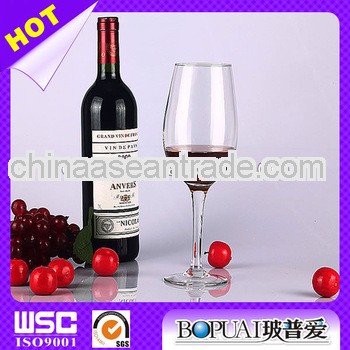 hot sales.600ML Large Clear Goblet Red Wine Glass(glassware factory)