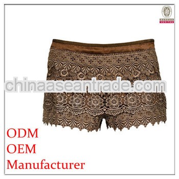 hot selling plus size fashion short fat women with embroidery
