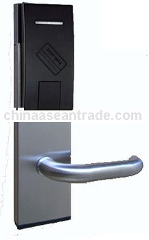 hotel wooden door handle lock