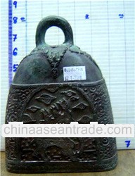 Bronze bell with Thai Ancient design