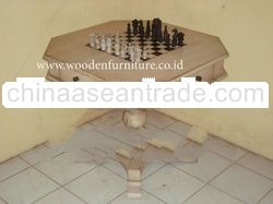 Antique Game Table Mahogany Painted Chess Table European Home Furniture