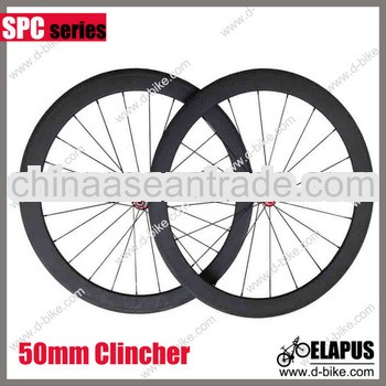 including brake pads full carbon 50mm bicycle wheelset clincher
