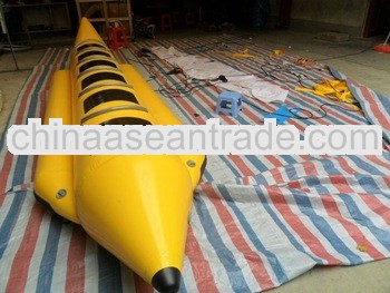 inflatable banana boat for water sports games