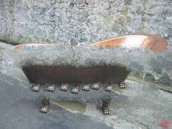 Bathub Copper Antique Handicraft